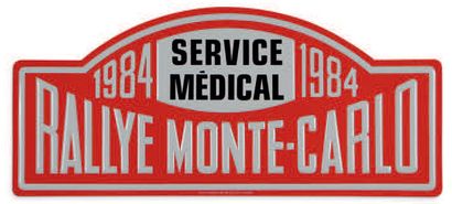 null Rallye Monte-Carlo 1984
Plaque du service médical