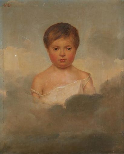 ÉCOLE FRANCAISE VERS 1830, ENTOURAGE DE FRANÇOIS-PASCALSIMON, BARON GERARD 
Portrait...