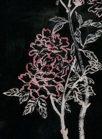 SANYU 常玉 (1901-1966) 
Pot de fleurs ou 
Pivoines, circa 1930《花盆与牡丹》约1930

Huile sur...