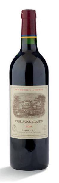 null 1 B CARRUADES DE LAFITE 2nd vin, Pauillac 2001