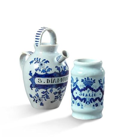 null DELFT manufacture AK

Pot et chevrette à décor bleu

Fin XIXème début XXème...