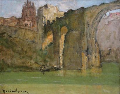 Louis Marie DESIRE-LUCAS (1869-1949) Port San Martin

Huile sur toile signée en bas...