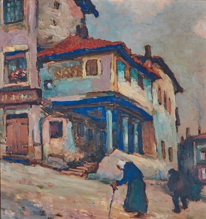 Pierre REYNAUD (1881-1943) Le café

Huile sur panneau, signée en bas à droite, contresignée...