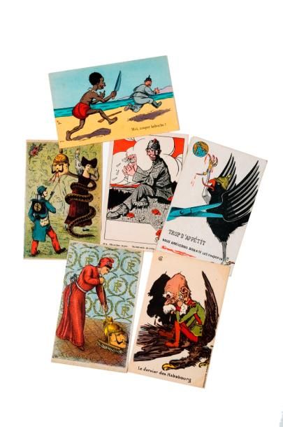 null Illustrateurs divers 


Environ 166 cartes patriotiques , caricatures 