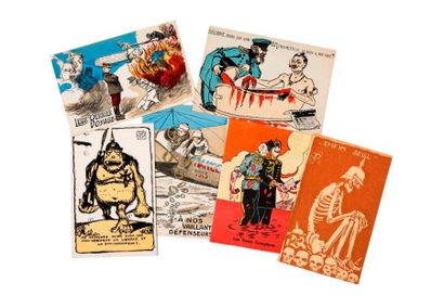 null Illustrateurs divers 


Environ 200 cartes patriotiques , caricatures 