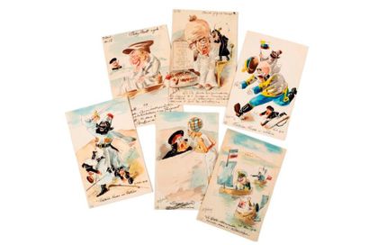 null ORIGINAUX - ROBERT ( ?)


 Rare ensemble d'environ 94 cartes peintes à l'aquarelle...