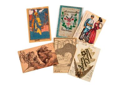 null CORRESPONDANCES MILITAIRES - FRANCHISES


 Environ 130 cartes avec illustrations...