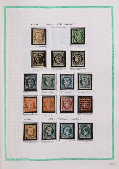 null France
3 Albums contenant des timbres-poste de France dont partie ancienne ...