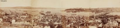 null Constantinople, vers 1870 - SEBAH & JOAILLIER
Panorama de la ville en huit feuilles....
