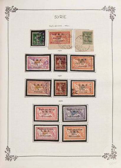 null Egypte, Syrie et Bureaux du Levant
Collection comprenant également des timbres...