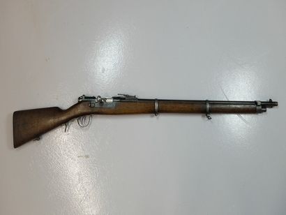 null Fusil portugais à verrou modèle 1886 à système Krospatchek. Canon rond à pan...