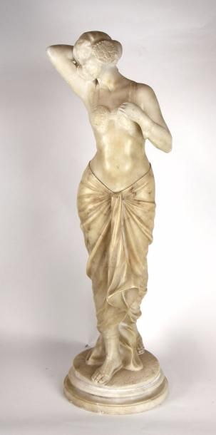 null ALBERTO SACCARDI (1883-1956)

Danseuse orientale

Sculpture en marbre et albâtre

Signée...
