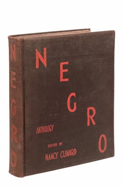 CUNARD (Nancy) Negro Anthology
Londres Nancy Cunard at Wishart & co 1934 - In-4 (31,5...
