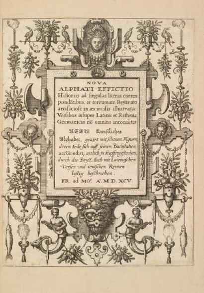 DE BRY, Johann Theodor and J. I. DE BRY Nova Alphati Effictio histories ad singulas...