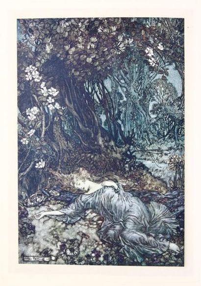 SHAKESPEARE Le Songe d'une nuit d'été.
Paris, Hachette, 1909.
In-4°, bradel percaline...