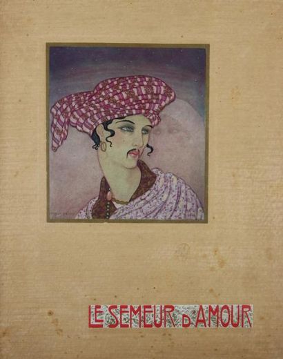 CHAMPSAUR (Félicien) Le semeur d'amour.
Paris, Fasquelle, 1924.
Fort in-4°, chagrin...