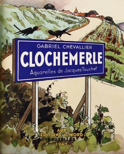 CHEVALLIER (G.) Clochemerle.
Bruxelles, Ed. du Nord, 1943.
In-8, chagrin vert, dos...