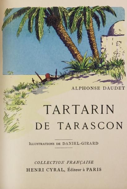 DAUDET (A.) Tartarin de Tarascon.
Paris, Cyral, 1927.
In-8, demi-maroquin bleu cobalt...