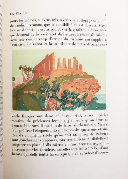 DENIS (Maurice) Carnets de voyage en Italie. 1921 - 1922.
Paris, Jacques Beltrand,...