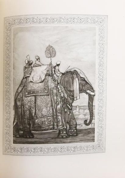 FIRDOUSI Abou'Lkasim Histoire de Minoutchehr selon le Livre des Rois.
Paris, Piazza,...