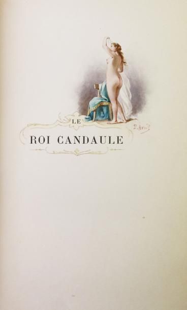 GAUTIER (Théophile) Le Roi Candaule.
Paris, Ferroud, 1893.
In-8, maroquin bleu outremer,...