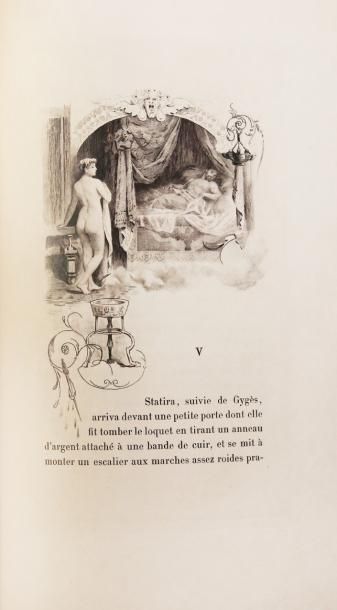 GAUTIER (Théophile) Le Roi Candaule.
Paris, Ferroud, 1893.
In-8, maroquin bleu outremer,...