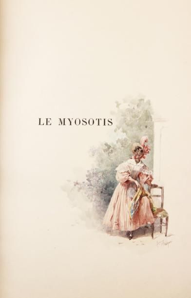 MOREAU (Hégésippe) Le Myosotis.
Paris, Librairie L. Conquet, 1893.?
In-4°, maroquin...