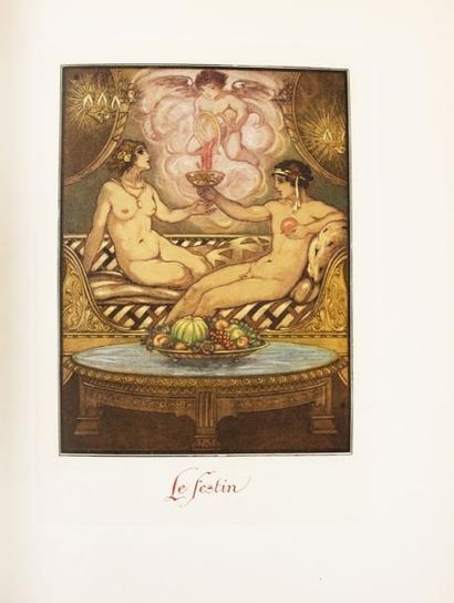 OVIDE L'art d'aimer. Traduction nouvelle de Pierre Lièvre.
Paris, Briffaut, 1923.
In-4°,...