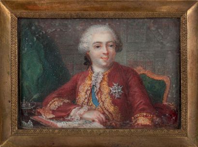 École FRANÇAISE du XVIIIe siècle Portrait du Duc de Choiseul, Comte de
Stainville,...