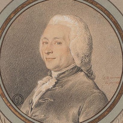 JEAN MICHEL MOREAU LE JEUNE (PARIS 1741 - PROVINS 1814) Portrait du docteur Joseph...