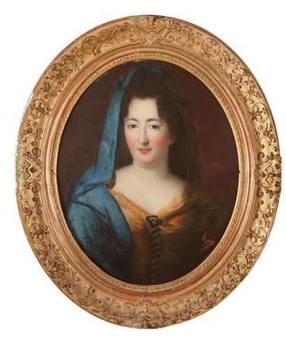 ÉCOLE FRANÇAISE DU DÉBUT DU XVIIIE SIÈCLE, SUIVEUR DE PIERRE MIGNARD Portrait de...