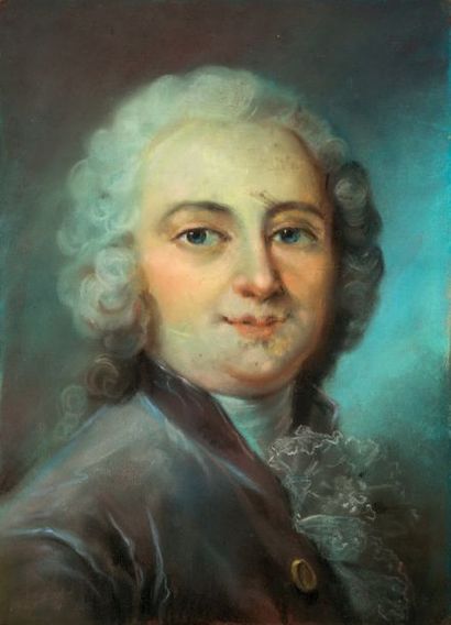 École Française du XIXe siècle Portrait d'homme en redingote
Pastel
35 x 24,5 cm...