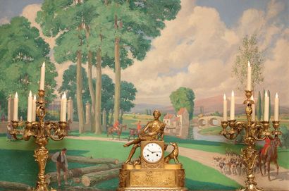 Joseph Porphyre PINCHON (1871-1953) Scènes de chasse à courre
Suite de quatre toiles...