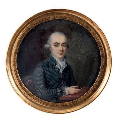 École Française du XIXe siècle Portraits d'hommes et de femmes
Cinq miniatures rondes
Diamètre:...