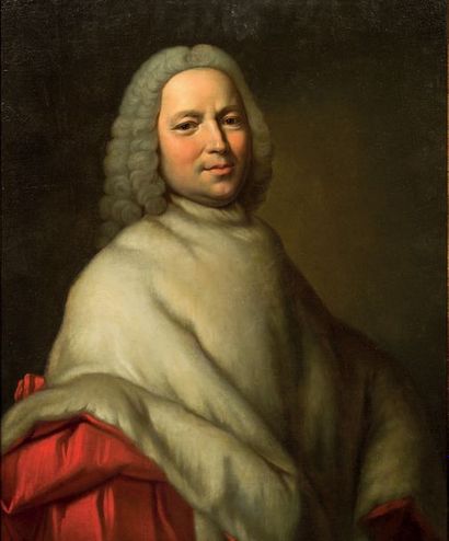 ÉCOLE TOULOUSAINE, DÉBUT DU XVIIIE SIÈCLE Portrait d'un parlementaire
Huile sur toile
79...