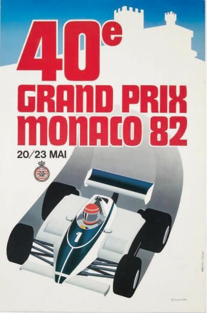 null GRAND PRIX DE MONACO 1982
Affiche originale
Agence Internationale de Publicité,...