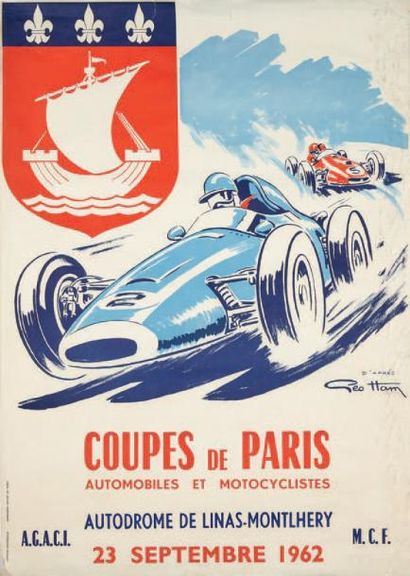 null COUPES DE PARIS 1962
Affiche originale
Imp Offset de Paris
D'après un dessin...