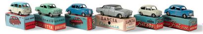 MERCURY Lot de 6 petites voitures dans leur boîte d'origine:
- Lancia Appia, art.14,...