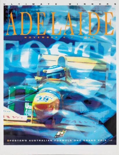 null GRAND PRIX D'AUSTRALIE
Lot de 8 affiches originales:
- Adelaide 1988
- Adelaide...
