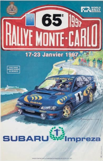 null RALLYE DE MONTE-CARLO
Lot de 2 affiches originales des éditions 1997 et 2000...