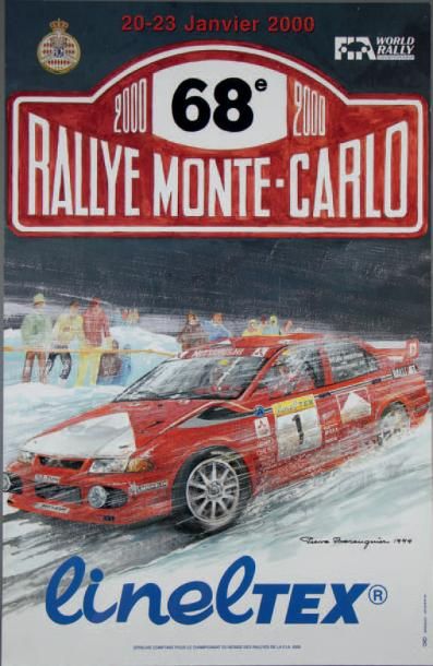 null RALLYE DE MONTE-CARLO
Lot de 2 affiches originales des éditions 1997 et 2000...