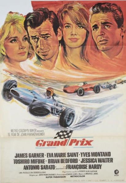 null GRAND PRIX
Affiche originale du film
Version Espagnole, 1967
Manque au coin...