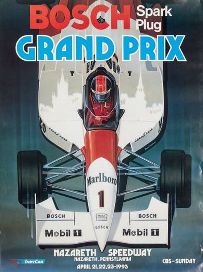 null GP DES AMERIQUES
Lot de 8 affiches originales:
- Grand Prix Nazareth Speedway...
