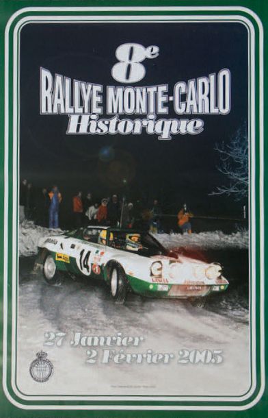 null RALLYE MONTE CARLO HISTORIQUE
Lot de 5 affiches des éditions 1999, 2000, 2001,...