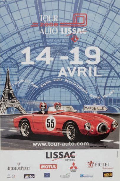 null COURSES HISTORIQUES
Lot de 4 affiches des courses suivantes: Tour Auto 2002,...
