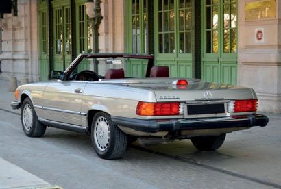 1986 - MERCEDES 560 SL Carte grise française collection/French papers as historic...