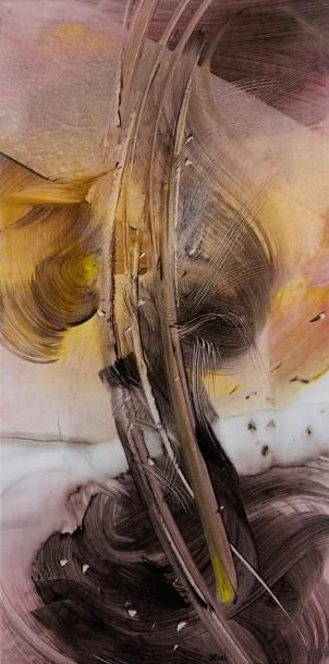Monique ORSINI (née en 1937) 
Composition abstraite
Huile sur toile, signée en bas...