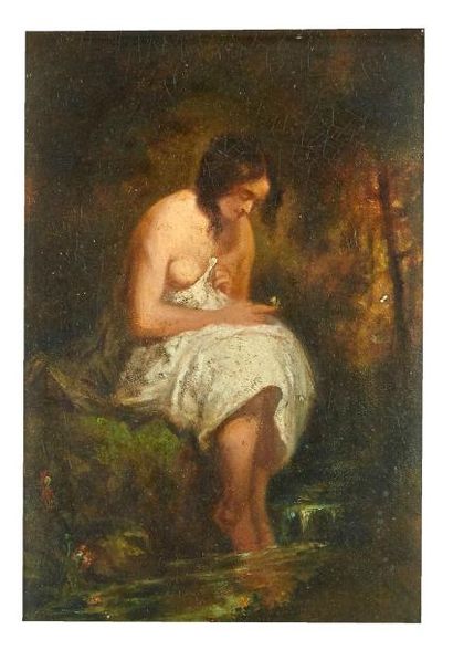Attribué à Narcisse DIAZ 
(1807-1876) 
Jeune...
