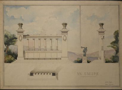 null Michel CUMINAL Architecte ( 1898-1985)

Dessins d'école d'architecture, ensemble...