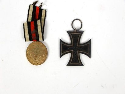 null Allemagne Ordre de la Croix de fer. Croix de 2è classe, 1914. Argent, SF. On...